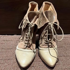 Zara leather shoes vintage
